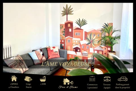 L ÂME VOYAGEUSE, Raffinée, 2-8 personnes, 15 min des plages House in Finistere