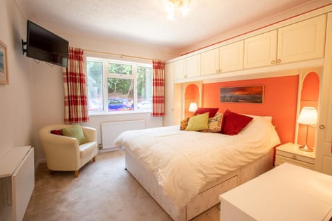 Bed, TV and multimedia, Bedroom