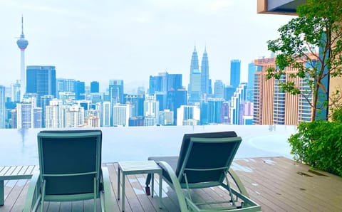 Property building, View (from property/room), City view, Swimming pool