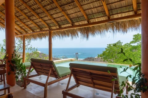 Day, Natural landscape, View (from property/room), Sea view, Swimming pool, sunbed