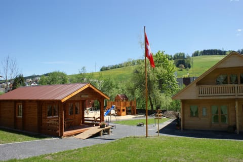 Spring, Day, Children play ground, Garden view
