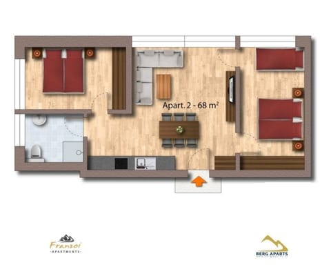 Berg Aparts Faschina - 02 Apartment in Fontanella