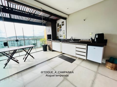 BBQ facilities, Dining area, Sea view