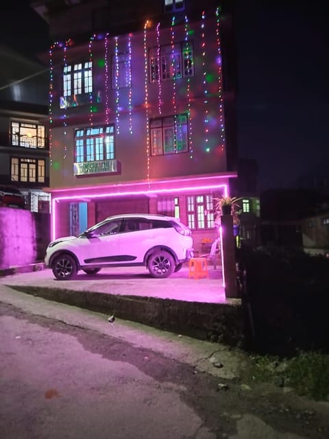 Property building, Night, Parking