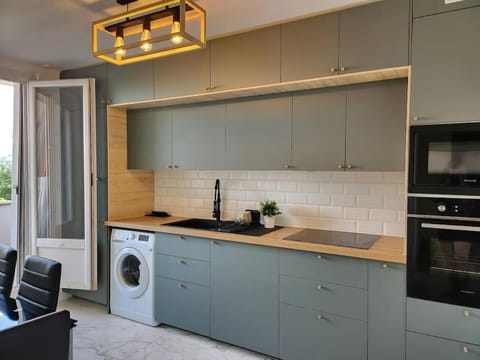 Kitchen or kitchenette, minibar, pet friendly, stove, washing machine
