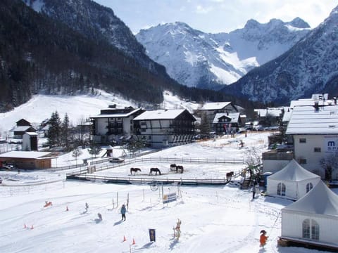 Winter, Skiing, Mountain view