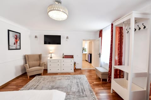 Bed, TV and multimedia, Living room, Photo of the whole room, Bedroom