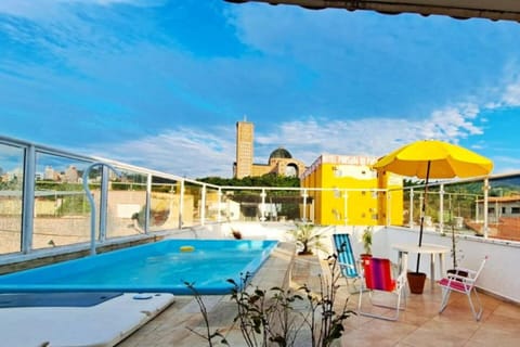 Day, View (from property/room), Balcony/Terrace, Pool view, Swimming pool