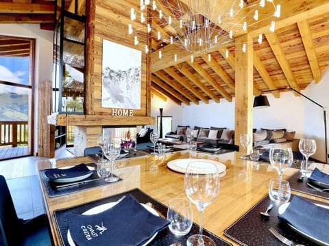 Chalet d'exception 10 pers, SPA, piscine, WiFi, Courchevel 1550 - FR-1-575-193 Chalet in Saint-Bon-Tarentaise