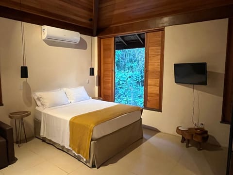 Bed, Bedroom, air conditioner