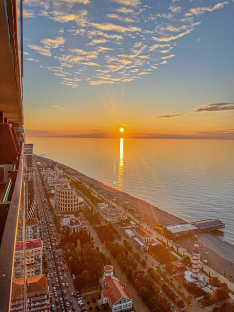 Sea view, Sunrise, Sunset