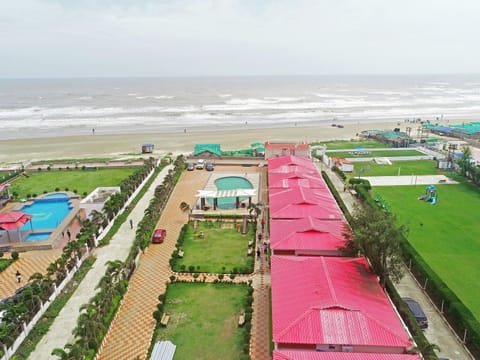Day, Natural landscape, Bird's eye view, Beach, Pool view, Sea view, Swimming pool