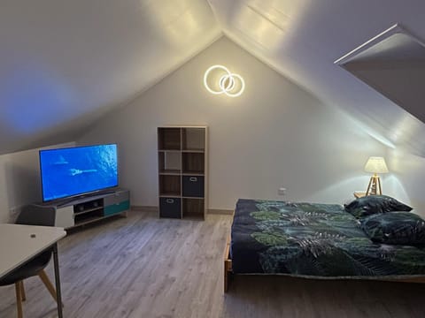 Bed, TV and multimedia