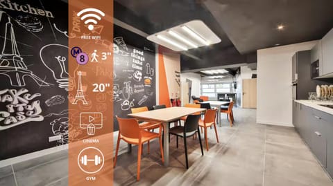 12.Studio#Charenton#Fitness#Cinema Apartment in Charenton-le-Pont