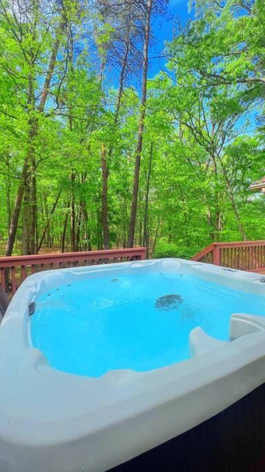 Natural landscape, Hot Tub, Garden view