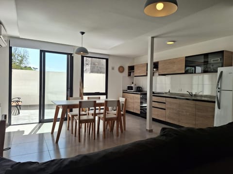 Kitchen or kitchenette, Living room, Dining area