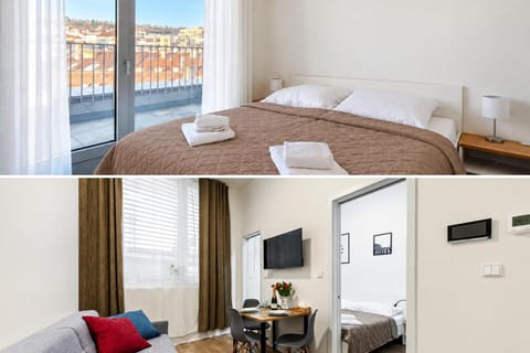 Bed, Living room