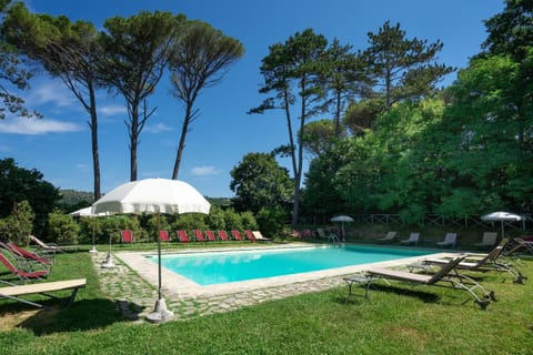 Property building, Living room, Swimming pool