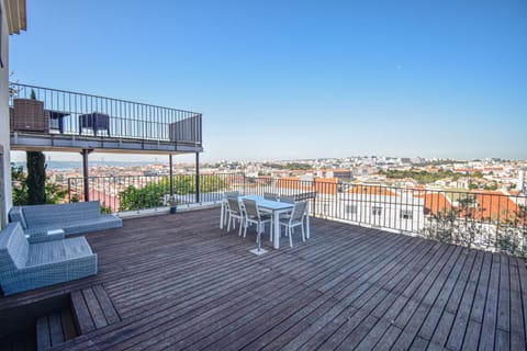 View (from property/room), Balcony/Terrace, City view