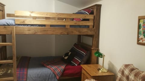 Bed, Photo of the whole room, Seating area, Bedroom, bunk bed, wardrobe
