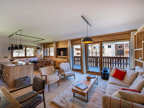 Appartement chic alpin de 100m² avec balcon et garage, proche centre Megève - FR-1-569-100 Apartment in Megève