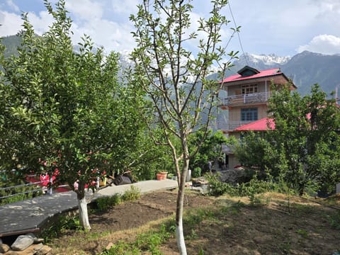 Property building, Spring, Day, Natural landscape, Garden, Garden view, Mountain view, Parking
