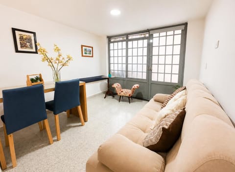 Facade/entrance, Living room, Dining area
