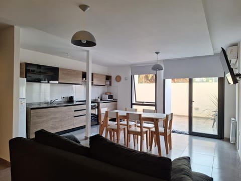 Kitchen or kitchenette, Living room, Dining area