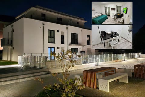 Property building, Night, Seating area