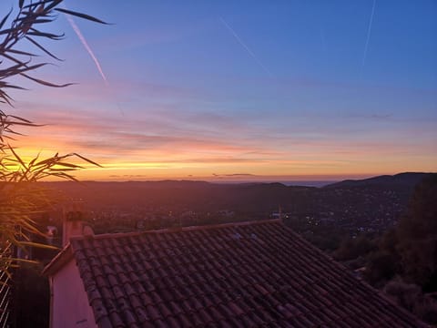 Natural landscape, Garden, Sea view, Sunrise