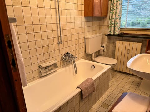 Bathroom, Bath, towels