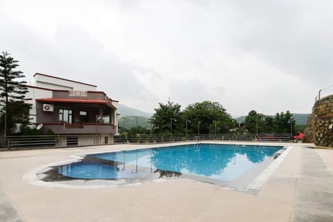Property building, Pool view, Swimming pool