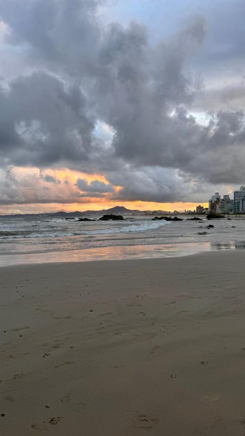 Beach, Sea view, Sunset