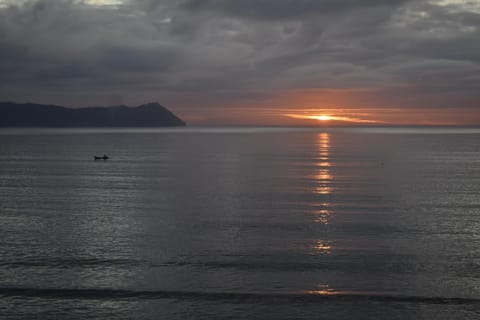 Natural landscape, Beach, Sea view, Sunset
