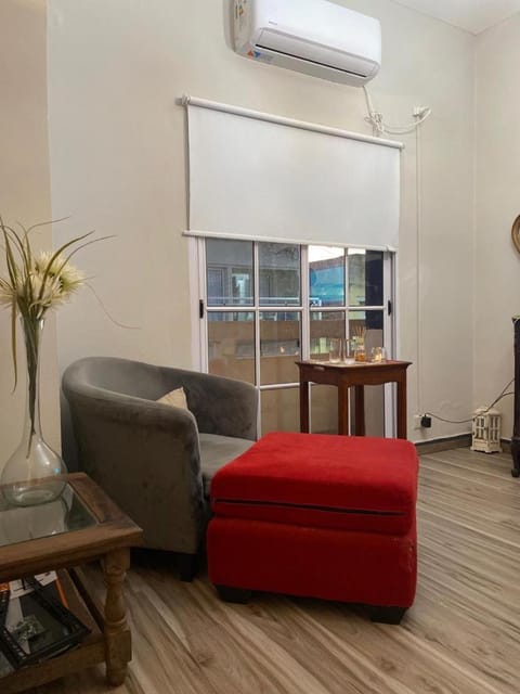 Living room, air conditioner