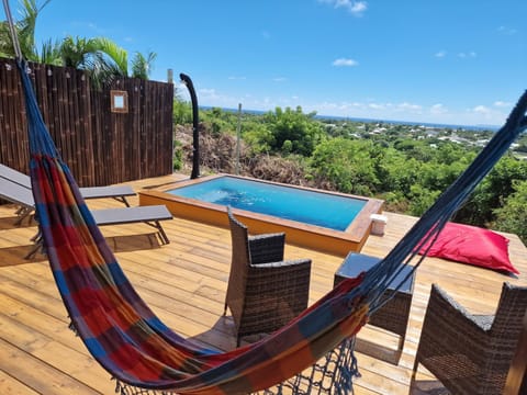 Patio, Natural landscape, View (from property/room), Pool view, Swimming pool, sunbed