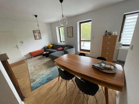 Living room, Seating area, Dining area