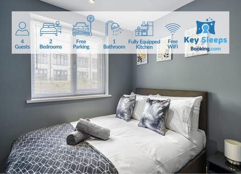 Stylish 2 Bed Apartment with Free Parking Apartment in Preston