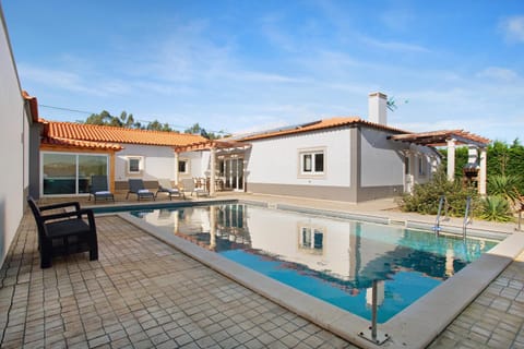 Property building, Living room, Swimming pool