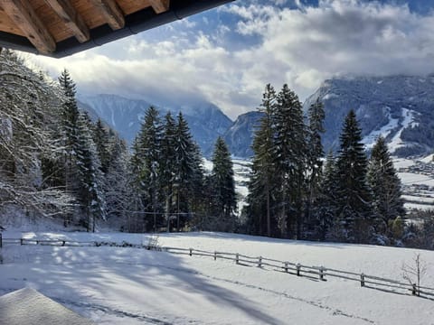 Day, Natural landscape, Winter, Mountain view