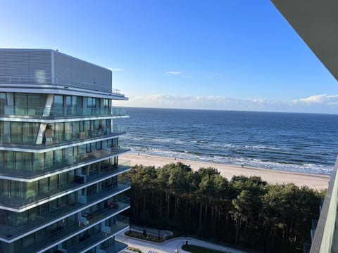 Property building, Nearby landmark, Natural landscape, View (from property/room), Balcony/Terrace, Beach, Sea view