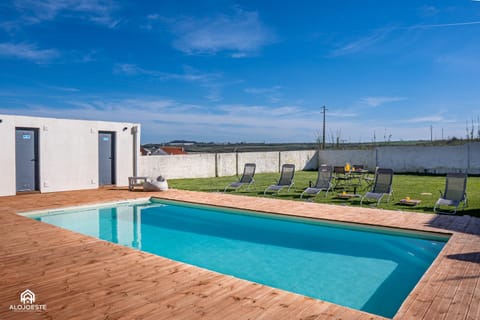 Natural landscape, Pool view, Swimming pool, sunbed