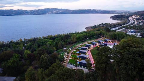 Natural landscape, Bird's eye view, Lake view