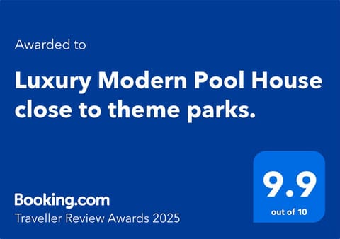 Luxury Modern Pool House close to theme parks Four Bedrooms House in Four Corners