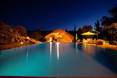 Night, Swimming pool, Swimming pool