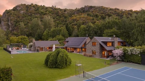 Property building, Tennis court, Swimming pool