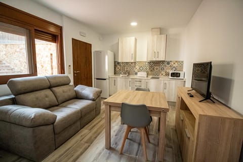 TV and multimedia, Kitchen or kitchenette, Living room, Seating area, Dining area, minibar, stove