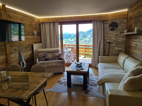Natural landscape, Living room, Seating area, Mountain view
