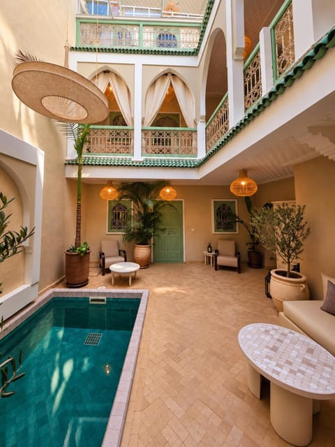 Living room, Seating area, Pool view, Swimming pool