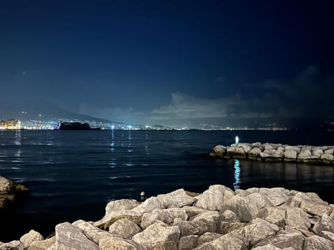 Nearby landmark, Night